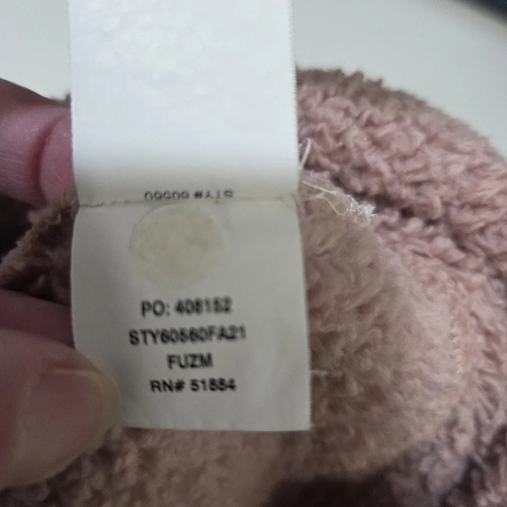 Patagonia Furry Friends Soft Pink Fleece Hat Size 2T - 5T